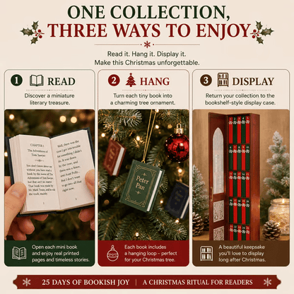 🔥Last Day 49% OFF📚 25-Day Mini Book Advent Calendar – A Book Lover's Christmas Countdown