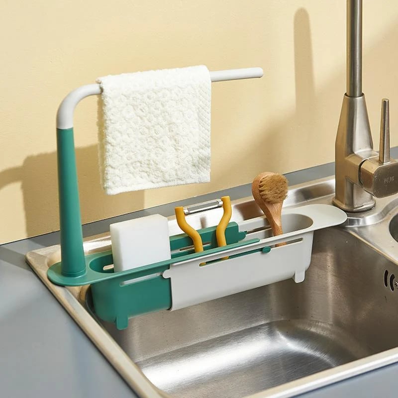 🔥Limited Time OFF🔥Updated Telescopic Sink Storage Rack
