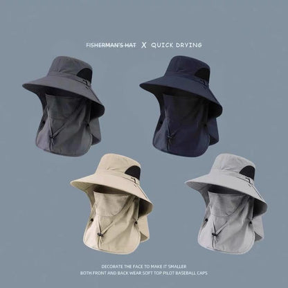 🔥LAST DAY 47% OFF🎣- Unisex adventure sun hat - provides ultimate UV protection for all terrains.