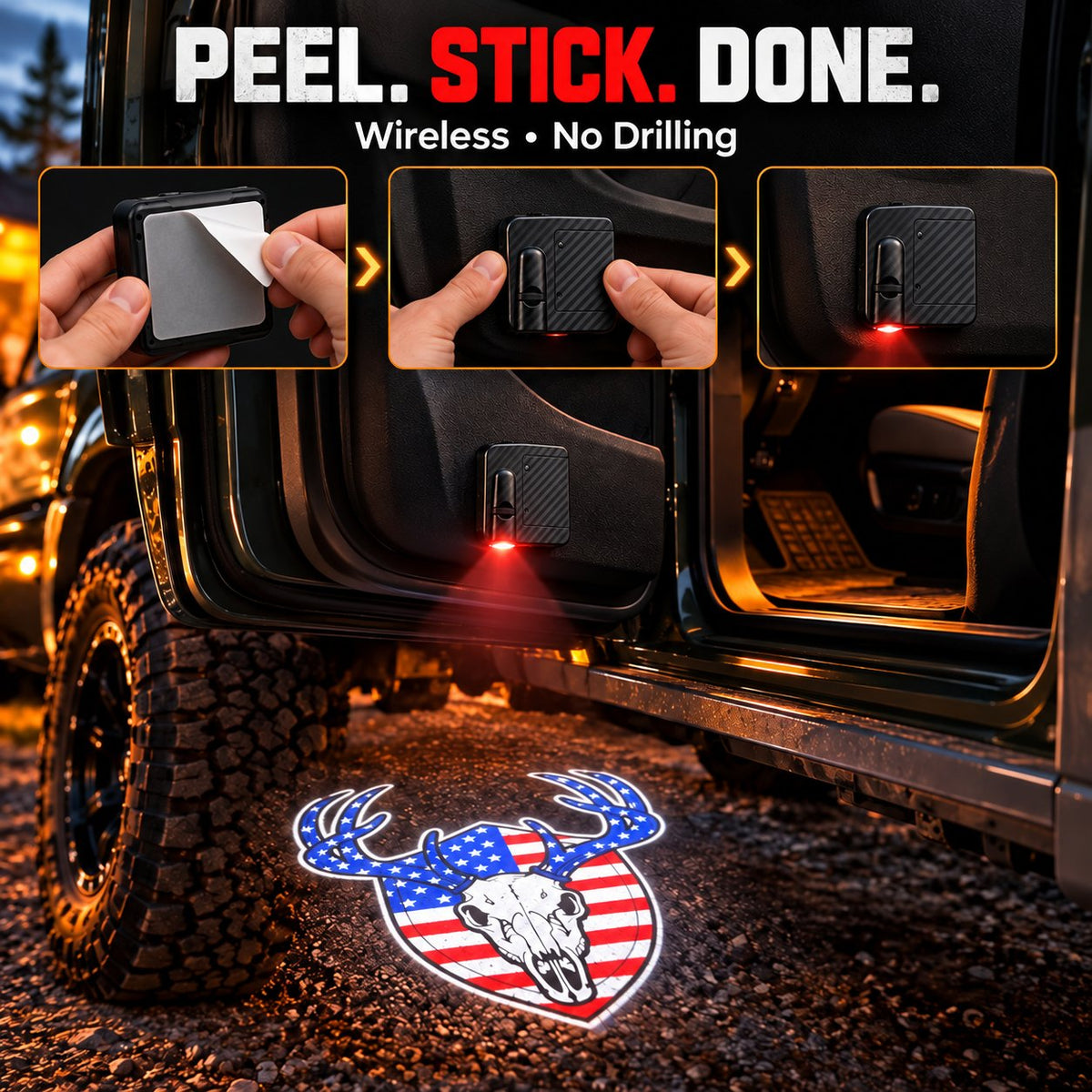 🚙 Car Door Projection Light