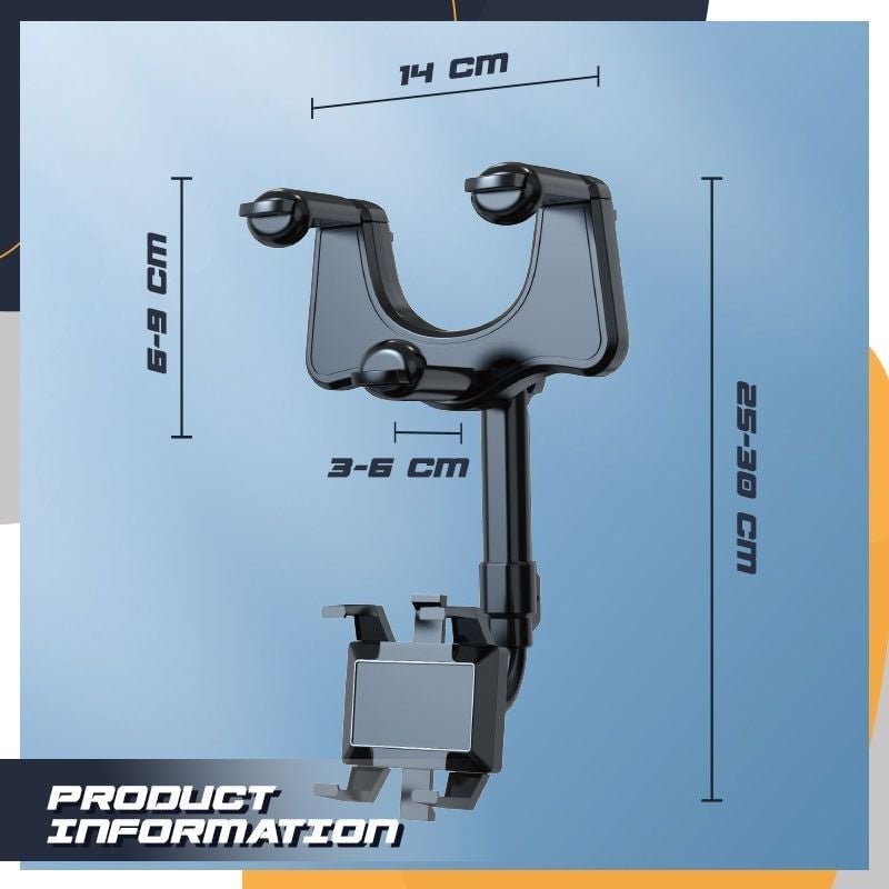 🔥Rotatable and Retractable Car Phone Holder