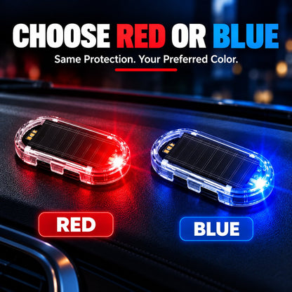 🚨Solar Powered Fake Car Alarm Light