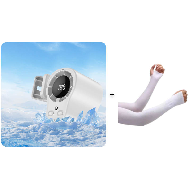 ✨Hands-Free Personal Cooling Fan with LED Display