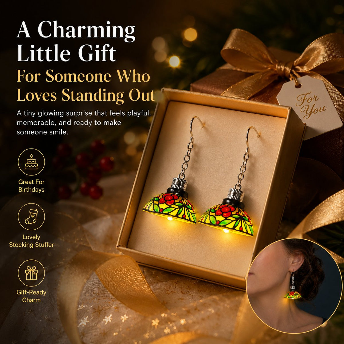 Light-Up Chandelier Earrings | The Perfect Party Accessory For Fun Nights & Special Moments