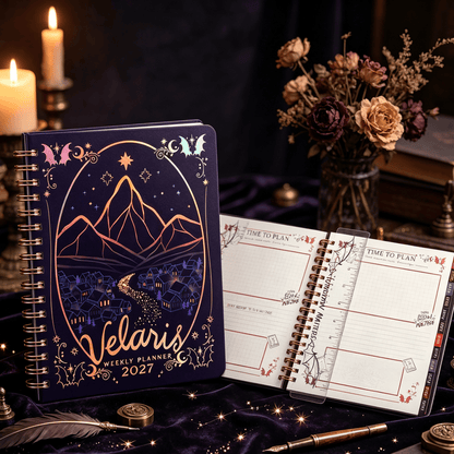 🌙 A Court of Thorns and Roses: Velaris 2027 Weekly Planner ✨ Officially Licensed Fantasy Organizer