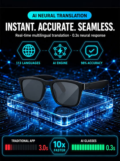 AI Smart Bluetooth Glasses
