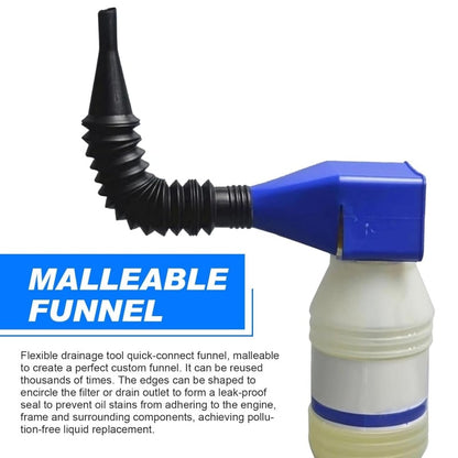 ⛽ Retractable Multi-Functional Oil Funnel – Easy, Clean, and Portable! 🔧🚗