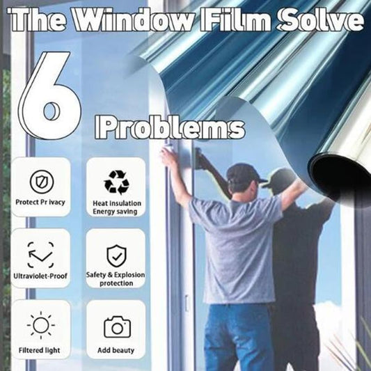 🔥 Película Aislante de Privacidad – Protección UV, Fácil Aplicación y Perfecta para el Hogar y la Oficina 🏠