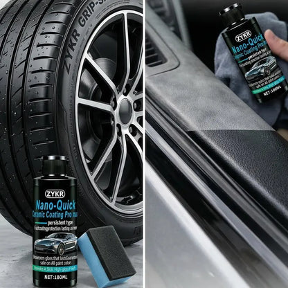 🚘 Nano Ceramic Car Paint Coating – Quick Gloss & Shine Care