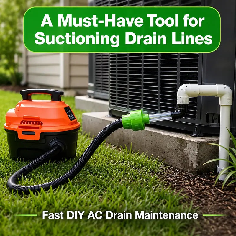 Universal AC Drain Line Cleaner Adapter