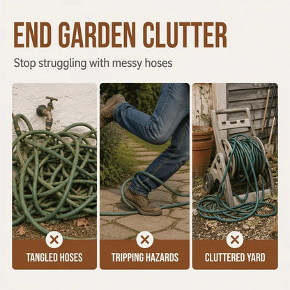💯📢📢50% OFF !! ⏰Wall Mounted Iron Garden Hose Holder