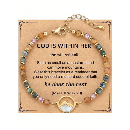 Women's Mustard Seed Beaded Bracelet