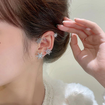 ✨Diamond And Zirconia Earrings Without Holes