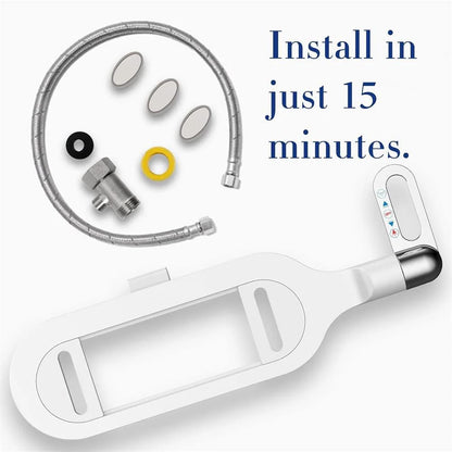 🚿 Non-Electric Dual Nozzle Bidet Toilet Washer – Hygienic Self-Cleaning, Easy Installation & Water Pressure Control ✨
