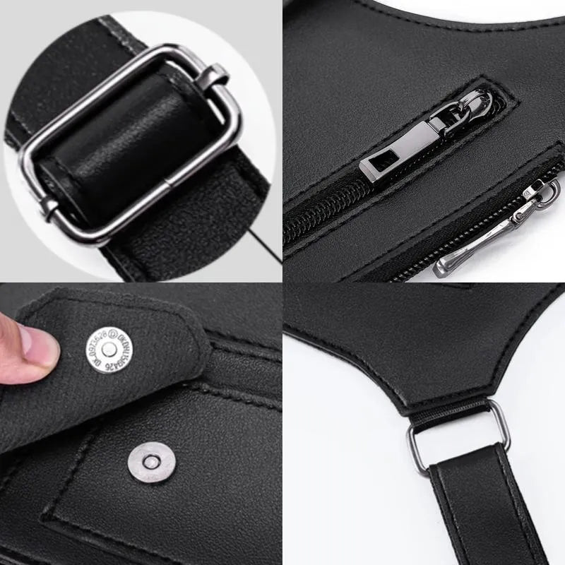 Unisex Adjustable Underarm Vest Bag