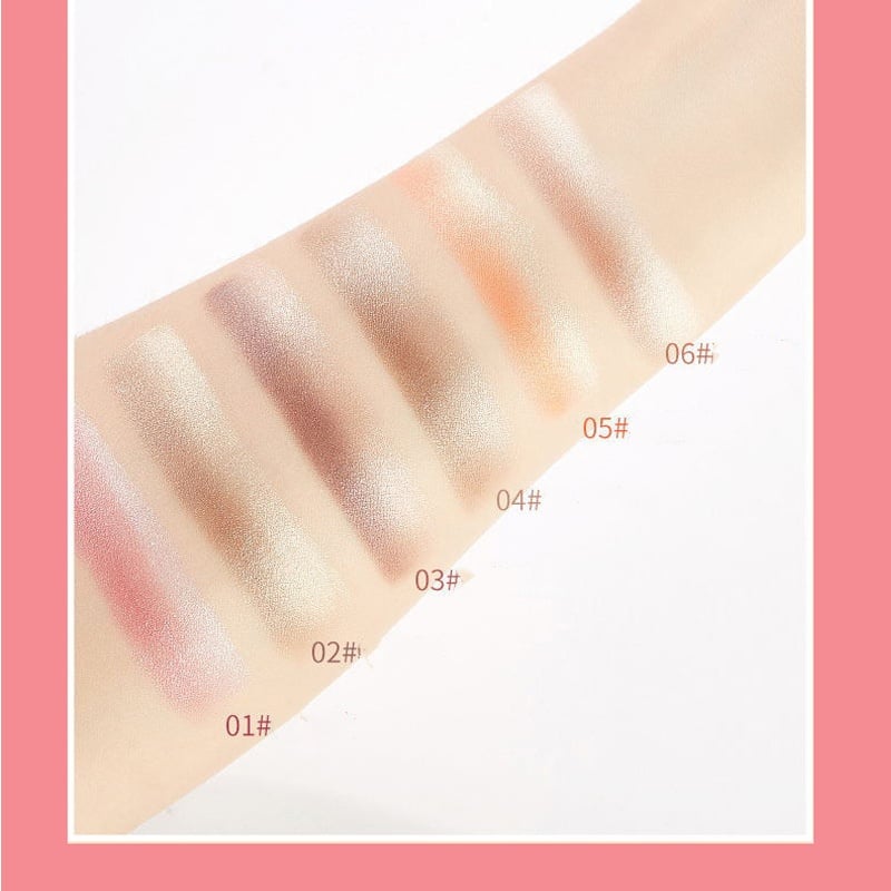 😍6Pack Dual-color eyeshadow stick-brightens the eyes for a natural and long-lasting look.