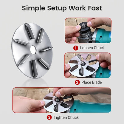 Labor-Saving Pig Hair Remover Scraper Disc