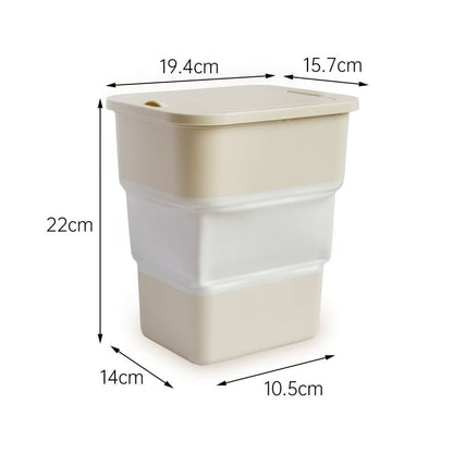 🚗Collapsible Car Trash Can with Hidden Trash Bag Storage