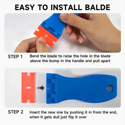 Plastic Razor Blade Scraper