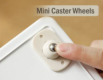 📢📢49% OFF !! ⏰16 Counts Self Adhesive Mini Caster Wheels, 360 Degree Rotation,durable,Strong Load Low Noise Self Caster Wheels