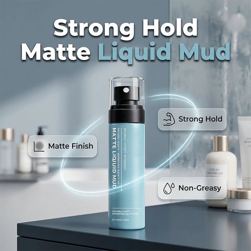 Spray de arcilla mate de secado rápido para hombre
