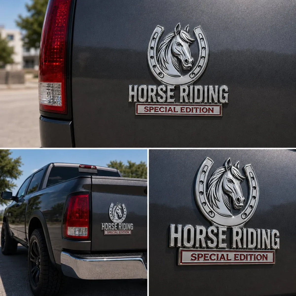🐎 Horse Riding Special Edition™ 3D Chrome Metal Vehicle Emblem