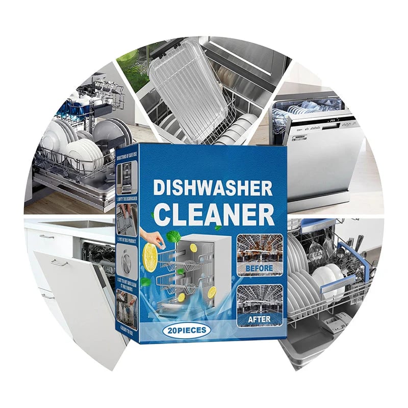 📢📢40% OFF !! ⏰ Dishwasher Cleaner & Deodorizer Tablets