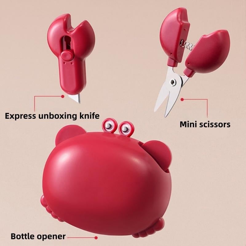 2026 Hot Sale🦀 Multifunctional Magnetic Crab Bottle Opener