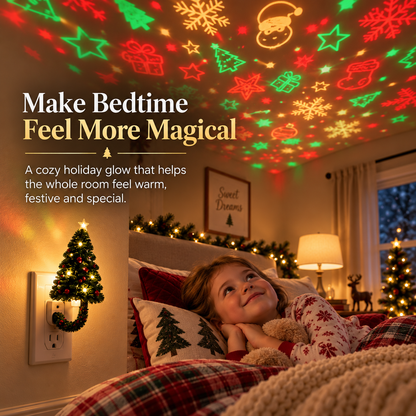 【 Limited 5% discount🎄& Free Shipping🎁】Christmas Tree Projector Night Light✨