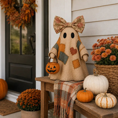 Lighted Vintage Patchwork Ghost 👻 Buy 2 Free Shipping