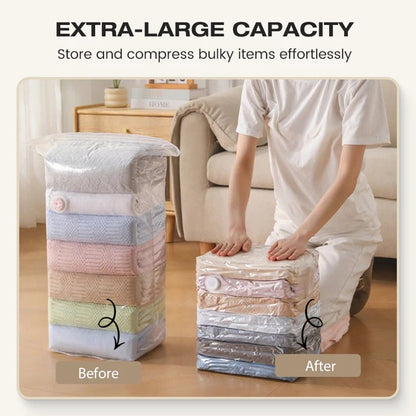 📦 Large-Capacity Vacuum Bags – No Pump Needed! 💨✨