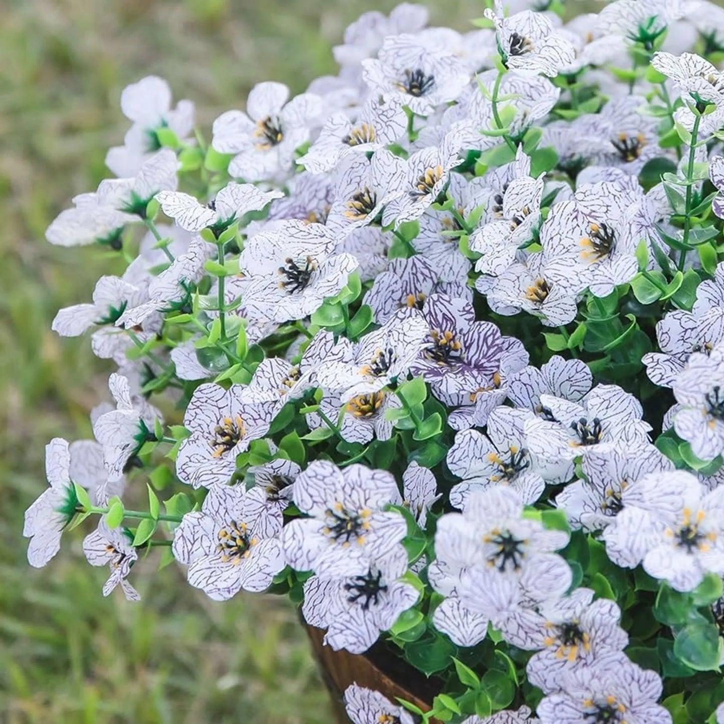 🌸🌱High-Grade Material Artificial Flowers 🌸 Fill 1 POT ( 6 pieces)