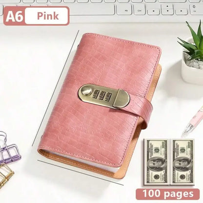 Lockable Savings Notebook