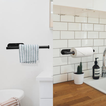 🧻Soporte para rollos de papel de cocina bajo el armario: ¡organiza la encimera de tu cocina en segundos! ✨