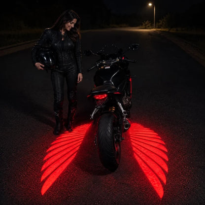 🏍️Angel Wing Motorcycle LED Projector Lights
