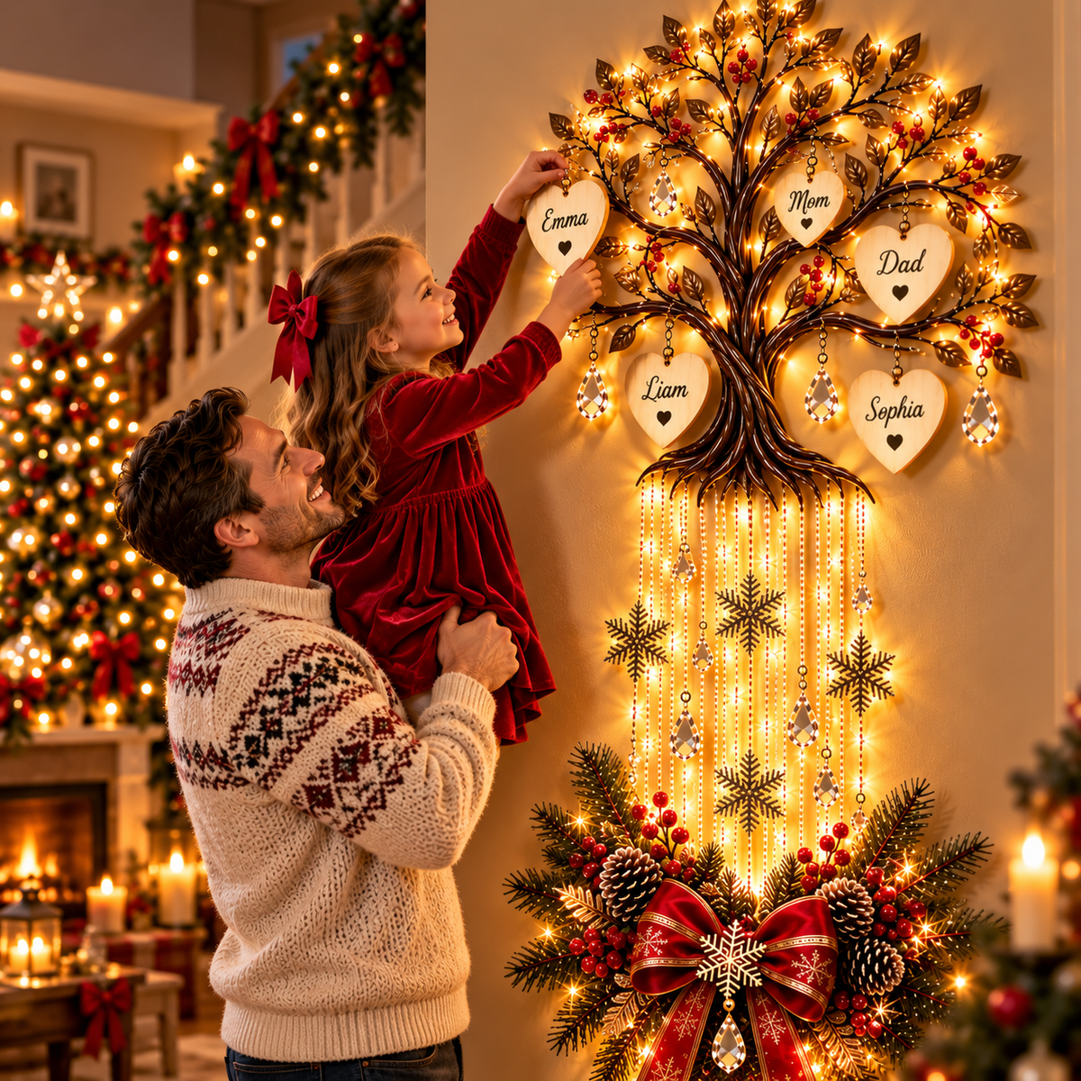 Our Family Tree™ Personalized Lighted Wall Decor