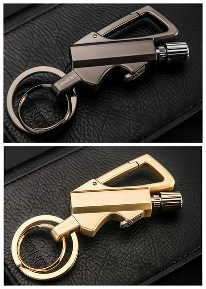 ✨Permanent Match Infinity Lighter with Multitool Keychain Bottle Opener