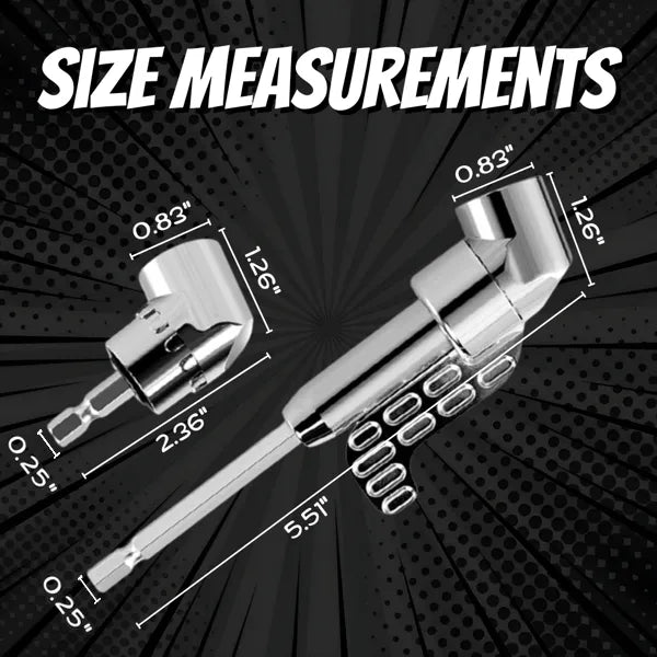 🔧105 Degree Right Angle Drill Adapter