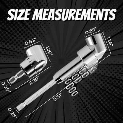 🔧105 Degree Right Angle Drill Adapter