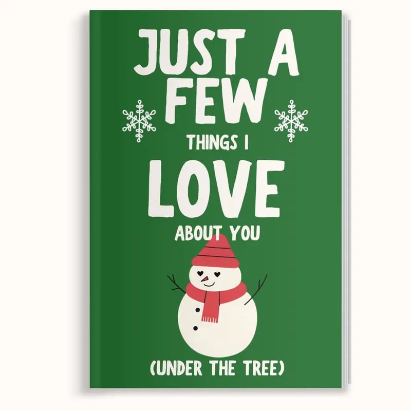 🎄❤️Just A Few Things I Love About You (Under The Tree) - Hardcover📚