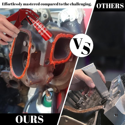 Tube Extrusion Tool - Efficient RTV and Silicone Dispenser That maximizes The use of All Material in The Tube and Prevents Material Waste