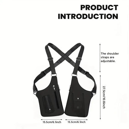 Unisex Adjustable Underarm Vest Bag