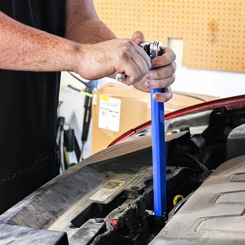 Offset Extension Wrench – Impact Ready with 1/4', 3/8' & 1/2' Adapters