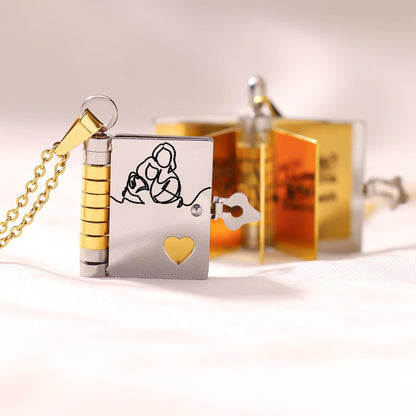 💥 For Granddaughter - The Most Beautiful Chapter Book Necklace