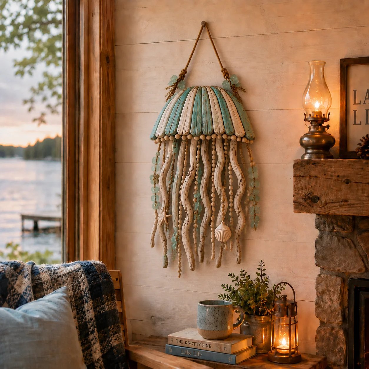 Handcrafted LED Coastal Fish Wall Art