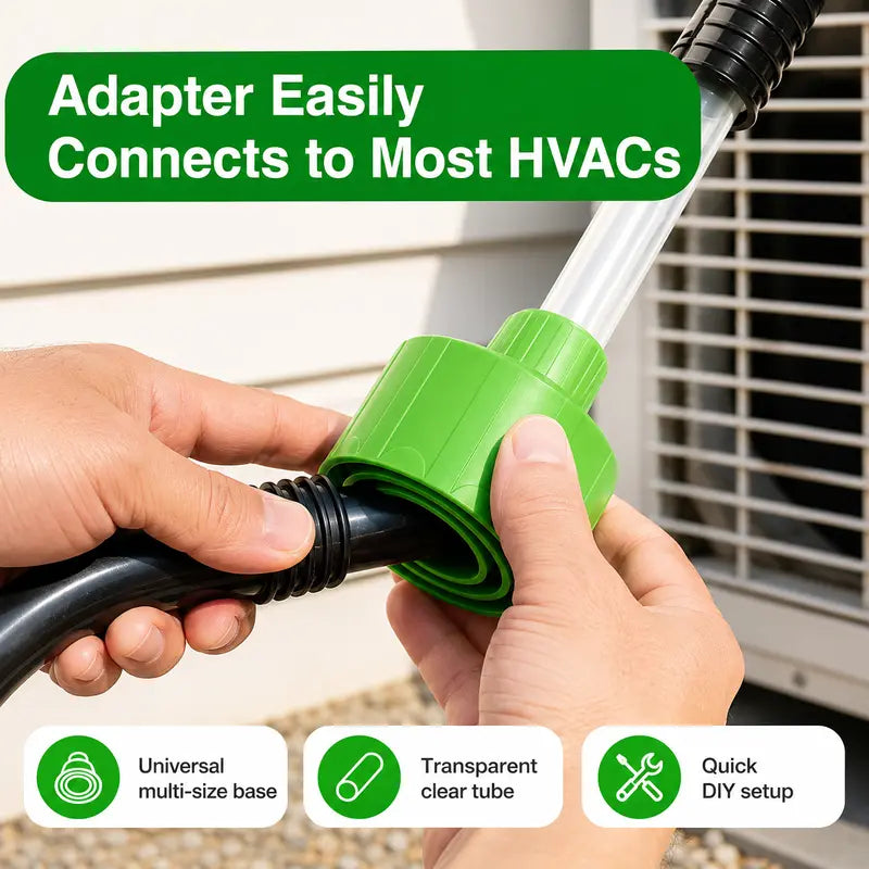 Universal AC Drain Line Cleaner Adapter
