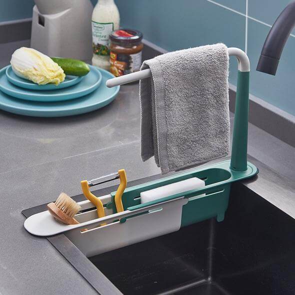 🔥Limited Time OFF🔥Updated Telescopic Sink Storage Rack