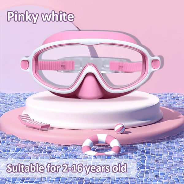 🏊‍♀️Último día, 2x1 en la compra de gafas de natación HD infantiles con marco grande, impermeables y antivaho.🏊‍♀️