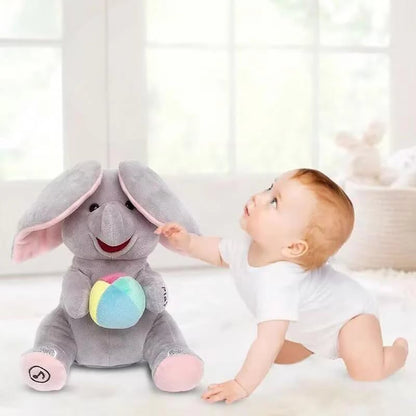 💯Cute Hide And Seek Elephant Plush Doll