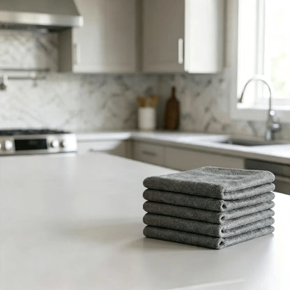 ✨Water Only Magic Cleaning Cloth🧺Streak-Free Microfiber Rag Multi-scene Lint-Free Household & Car Cleaning Towel